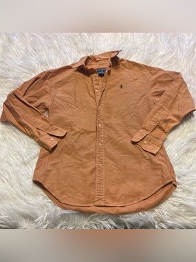 Polo by Ralph Lauren Women's Long-Sleeve Bodysuit in Rust